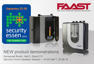 Aspiration detection on show at Security Essen
